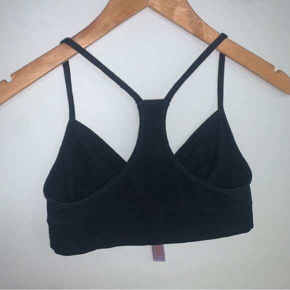 Savage x Fenty Forever Savage Bralette Bra Logo Heart Black Pink Size Small - Picture 5 of 7